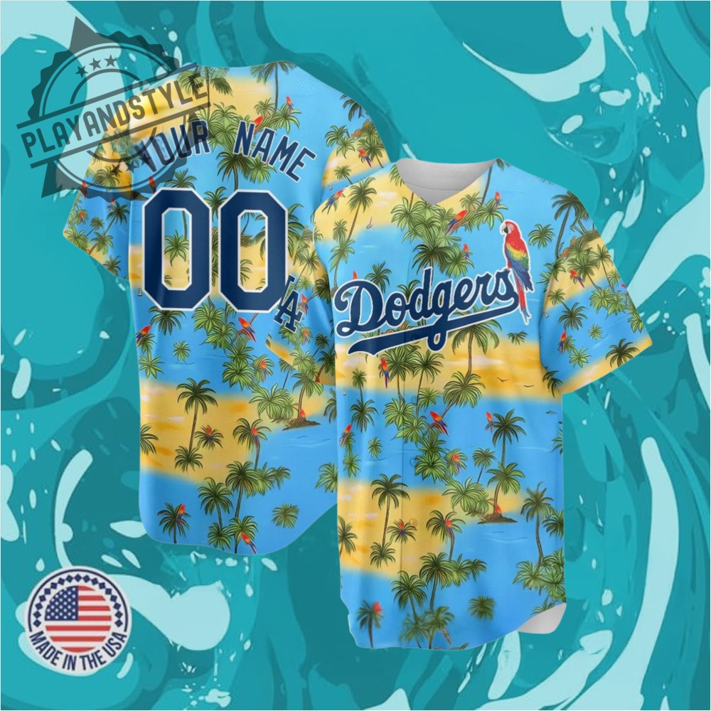 "Top 2025 Jerseys: Orioles, Yankees, Aces, Phillies, and Georgia" 9 Los Angeles Dodgers X Margaritaville Summer Special Baseball Jersey
