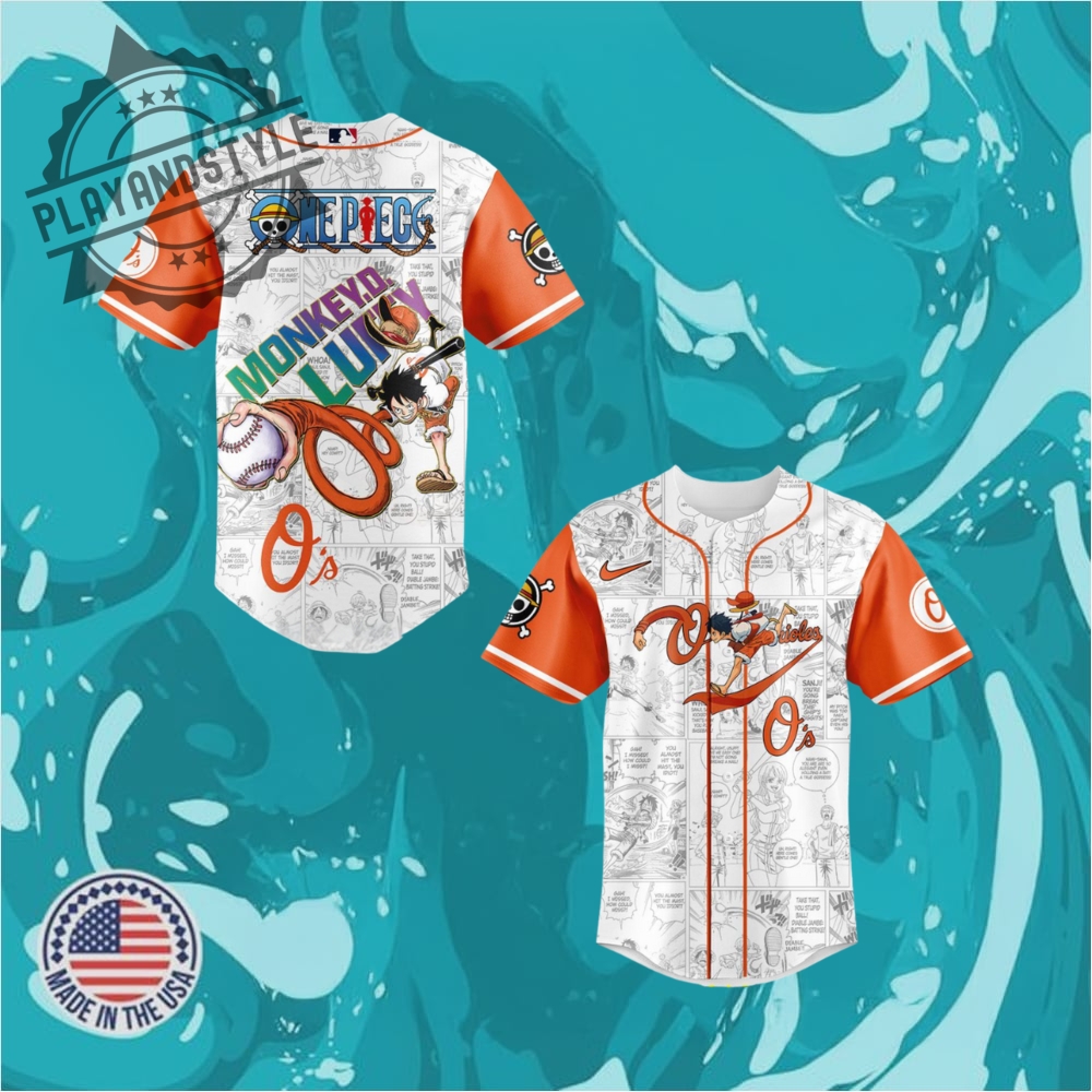 "Top 2025 Jerseys: Orioles, Yankees, Aces, Phillies, and Georgia" 11 Baltimore Orioles Straw Hat Monkey D. Luffy Special Baseball Jersey