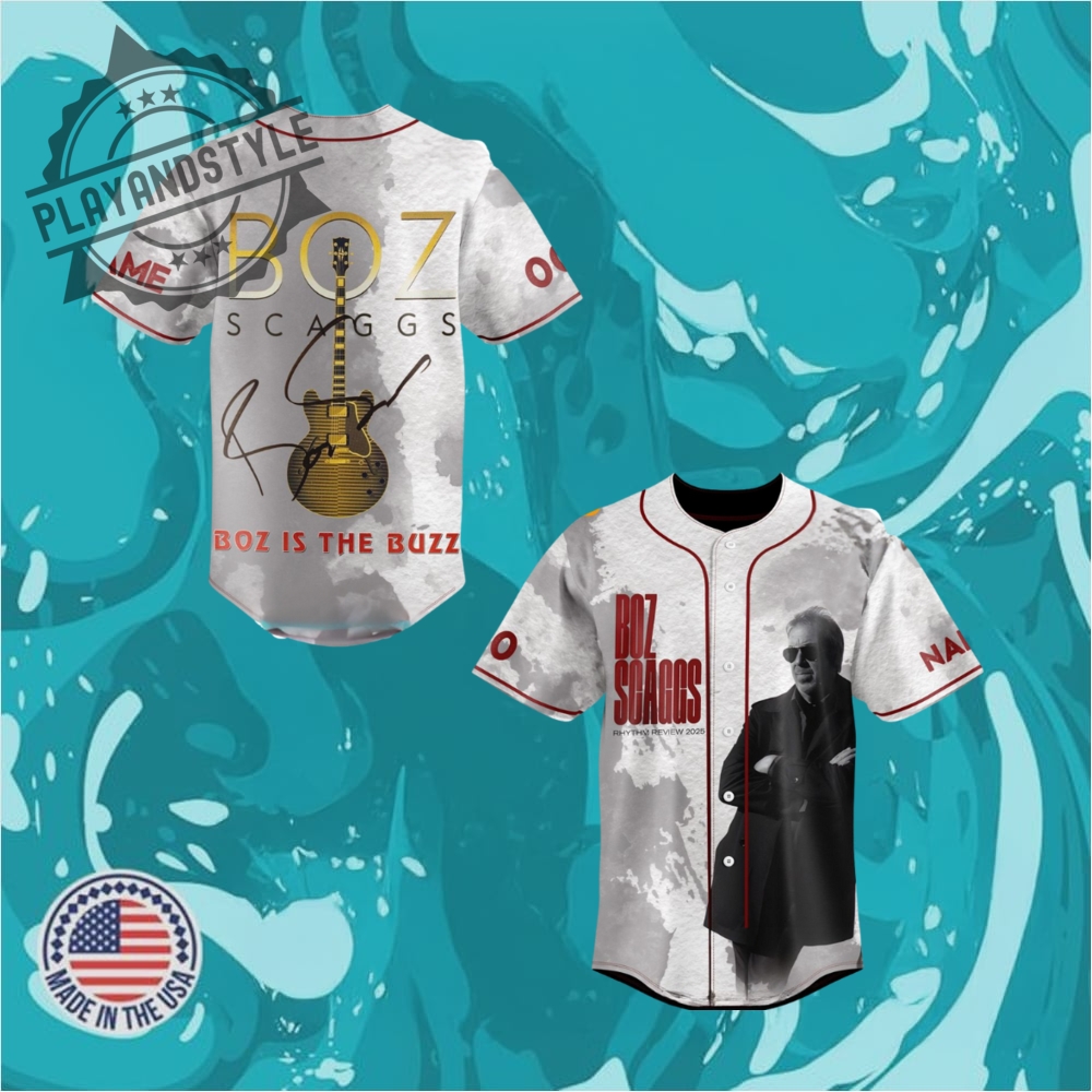"Top 2025 Jerseys: Orioles, Yankees, Aces, Phillies, and Georgia" 22 Boz Scaggs Rhythm Review 2025 Custom Name Baseball Jersey