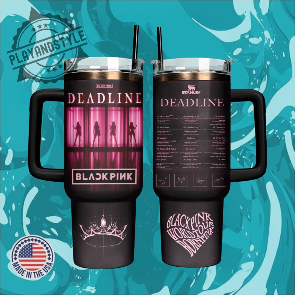 Blackpink Music Custom Stanley Cup 40 Oz Tumbler With Handle