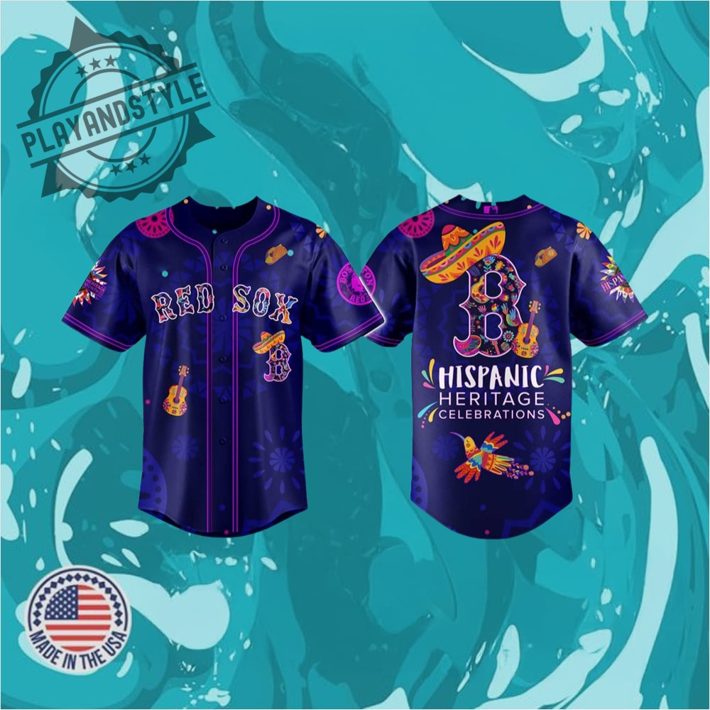 "Celebrate in Style: 2025 Limited Edition Commemorative Jerseys Collection" 3 2025 Red Sox Hispanic Heritage Celebration Jersey