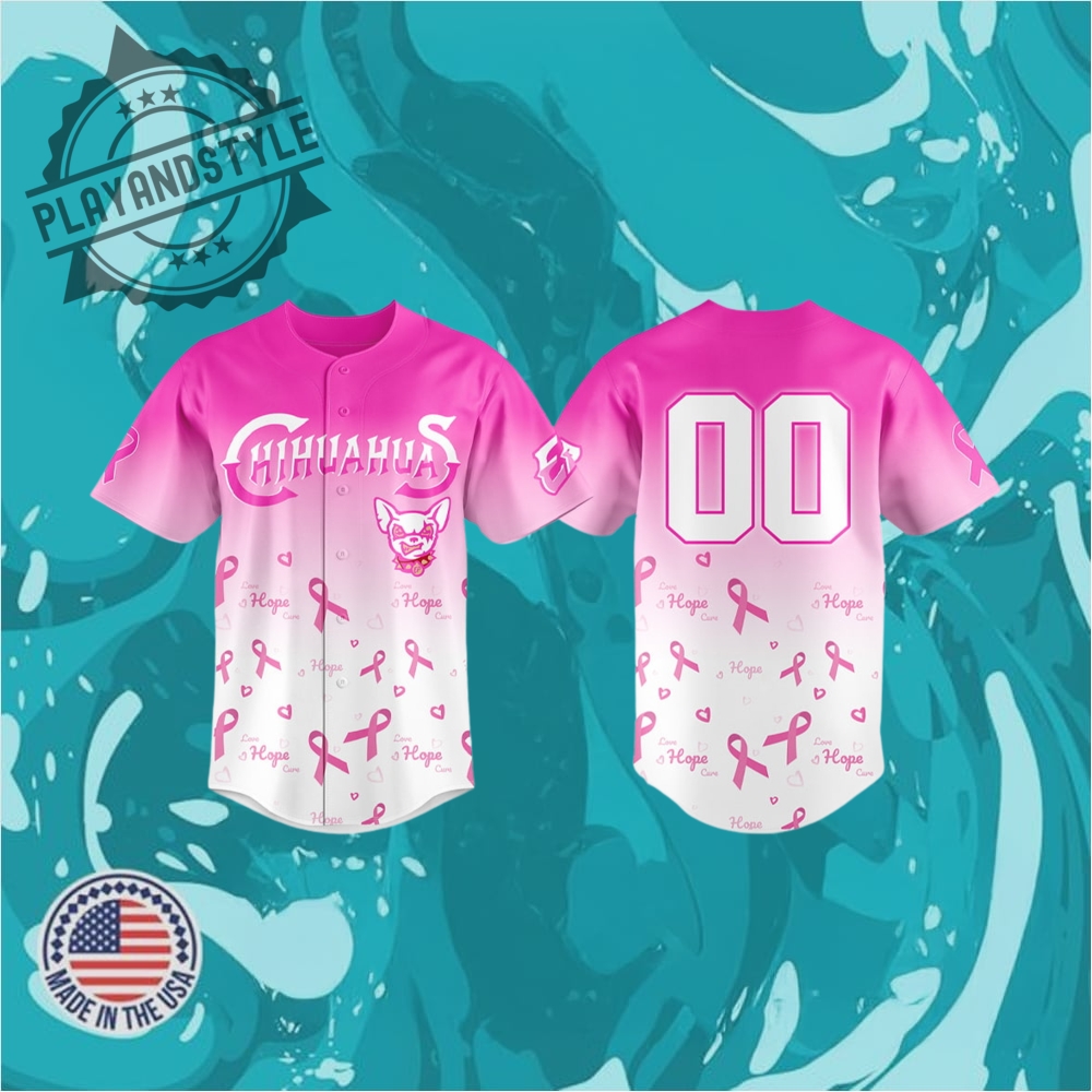 "Celebrate in Style: 2025 Limited Edition Commemorative Jerseys Collection" 4 Chihuahuas 2025 Pink Out The Park Jersey