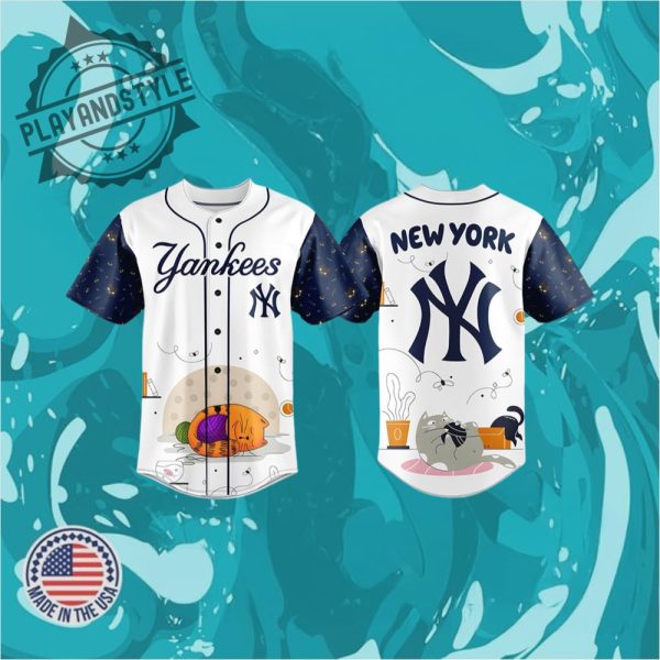2025 Yankees X Cat Day Jersey playandstyle 1