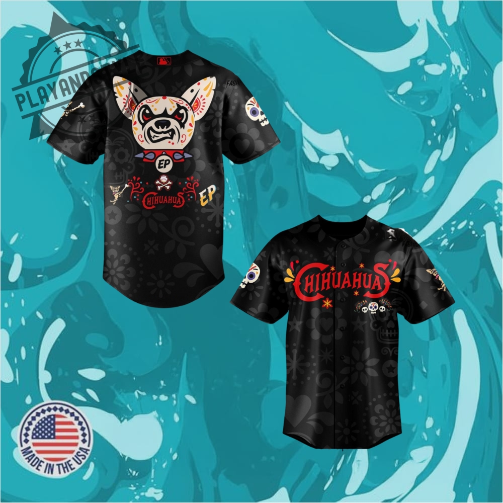 "Celebrate in Style: 2025 Limited Edition Commemorative Jerseys Collection" 9 El Paso Chihuahuas X Día De Los Muertos 2025 Baseball Jersey