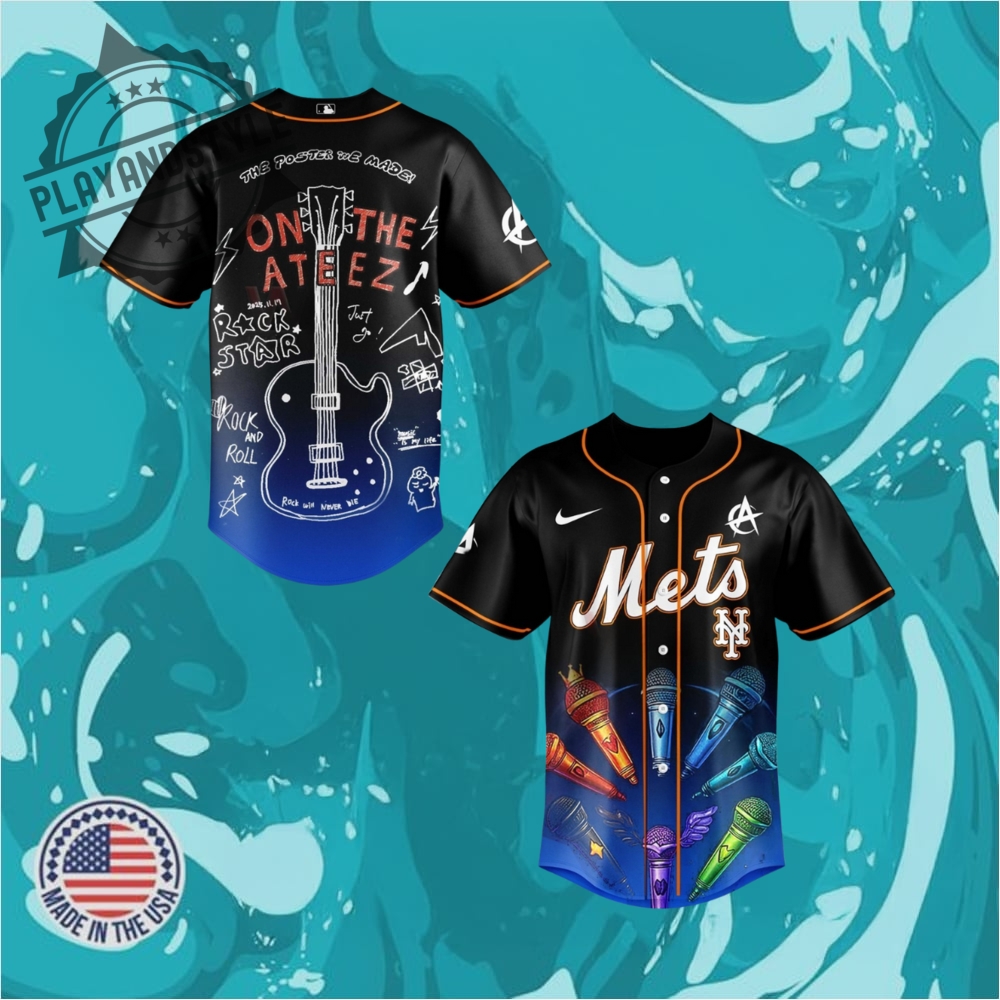 "Celebrate in Style: 2025 Limited Edition Commemorative Jerseys Collection" 23 New York Mets Mlb Ateez 2025 Jersey