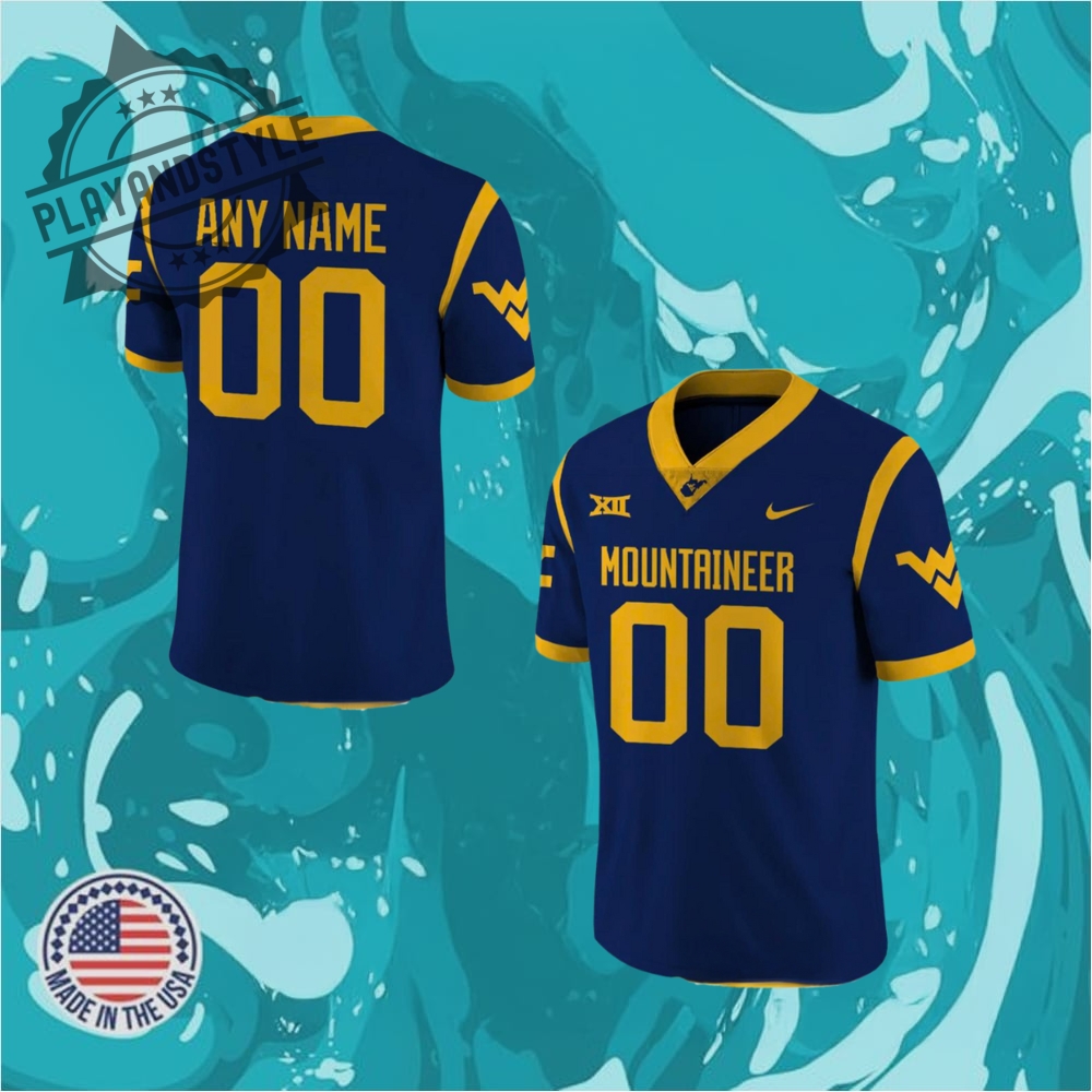 "Celebrate in Style: 2025 Limited Edition Commemorative Jerseys Collection" 26 West Virginia Mountaineers Premier Special Edition Football Jersey