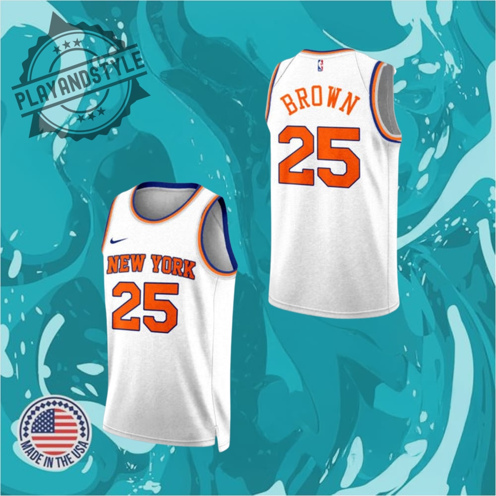 "Celebrate in Style: 2025 Limited Edition Commemorative Jerseys Collection" 30 Westchester Knicks Mike Brown Special Basketball Jersey