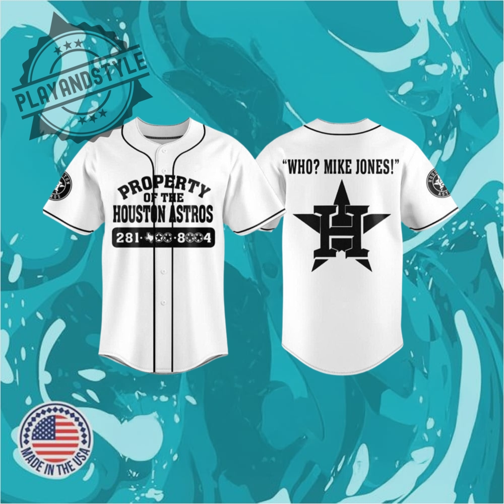 "Top 2025 Limited Edition Sports Jerseys for Ultimate Fans" 5 Property Of The Houston Astros Who Mike Jones Jersey 2025