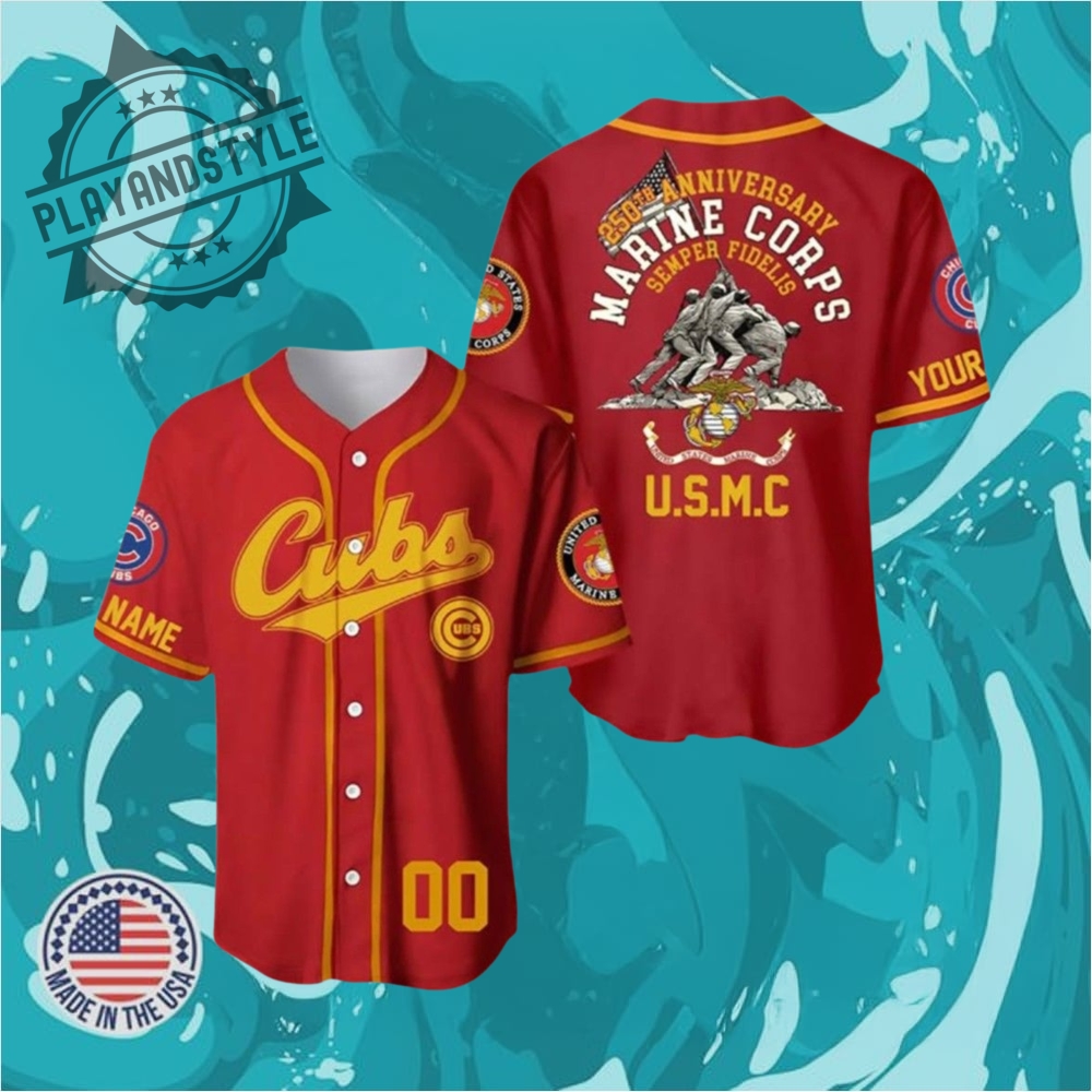 "Top 2025 Limited Edition Sports Jerseys for Ultimate Fans" 6 2025 Cubs 250Th Marine Corps Birthday Jersey