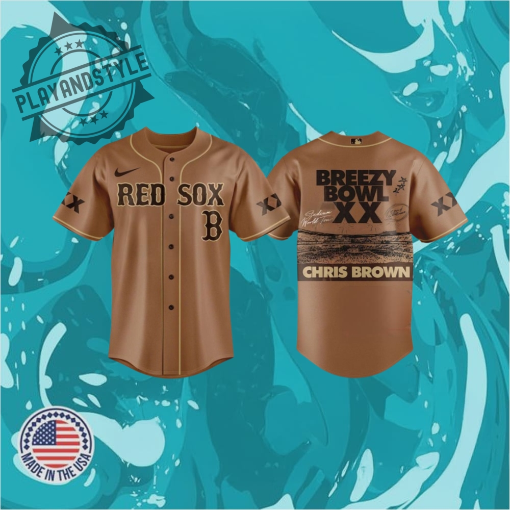 "Top 2025 Limited Edition Sports Jerseys for Ultimate Fans" 17 Boston Red Sox Mlb Chris Brown Breezy Bowl Xx Jersey
