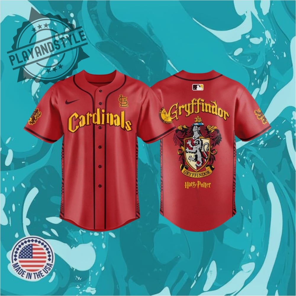 "Top 2025 Limited Edition Sports Jerseys for Ultimate Fans" 18 Cardinals X Harry Potter Night Gryffindor House Baseball Jersey