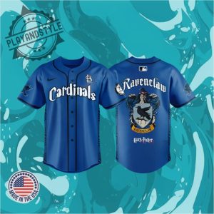 Cardinals X Harry Potter Night Ravenclaw House Baseball Jersey playandstyle 1