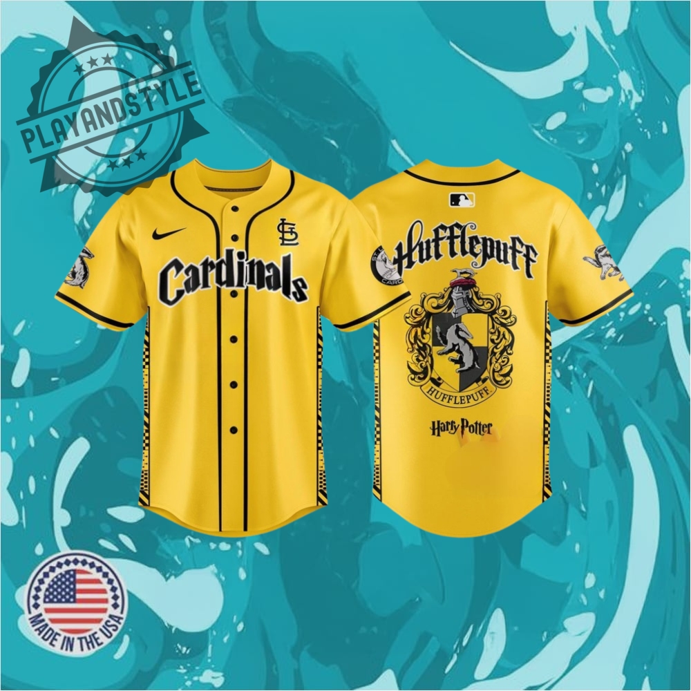 "Top 2025 Limited Edition Sports Jerseys for Ultimate Fans" 21 Cardinals X Harry Potter Night Hufflepuff House Baseball Jersey