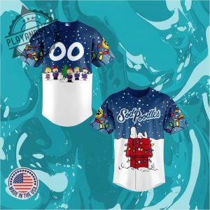 Amarillo Sod Poodles X Christmas In July 2025 Special Baseball Jersey playandstyle 1