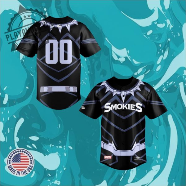 Knoxville Smokies X Marvel Super Hero Night 2025 Baseball Jersey playandstyle 1