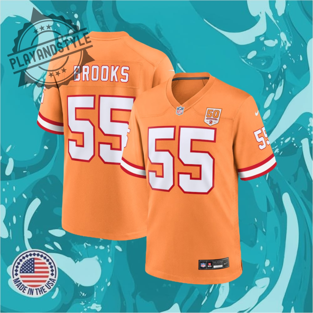 "Top 5 Must-Have Sports Jerseys for 2025: Celebratory Editions" 3 Mens Nike Derrick Brooks Creamsicle 50Th Season Game Jersey