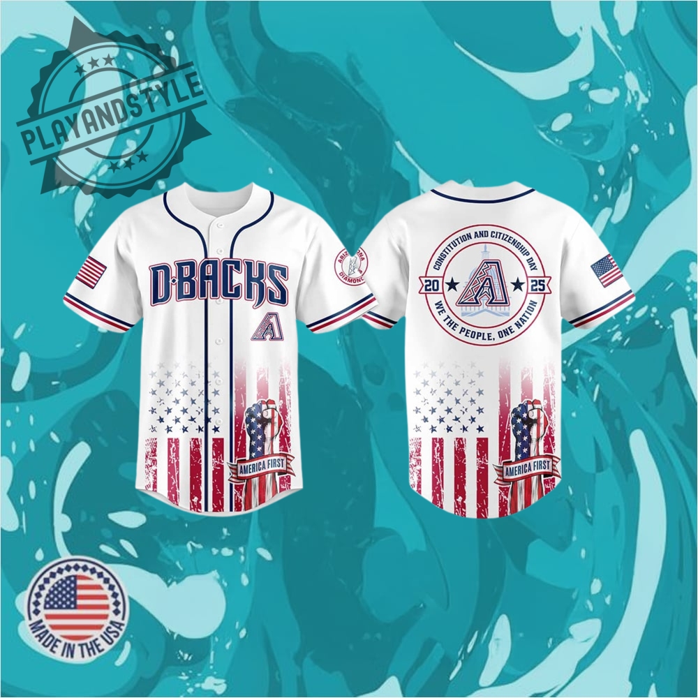 "Top 5 Must-Have Sports Jerseys for 2025: Celebratory Editions" 5 2025 Diamondbacks Happy Constitution And Citizenship Day Jersey