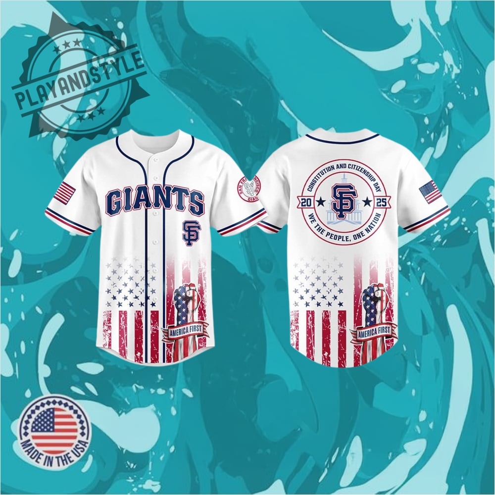 "Top 5 Must-Have Sports Jerseys for 2025: Celebratory Editions" 7 2025 Giants Happy Constitution And Citizenship Day Jersey