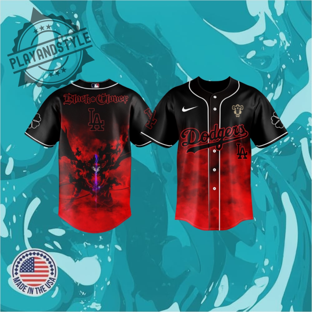 "Top 5 Must-Have Sports Jerseys for 2025: Celebratory Editions" 16 Los Angeles Dodgers Black Clover Baseball Jersey