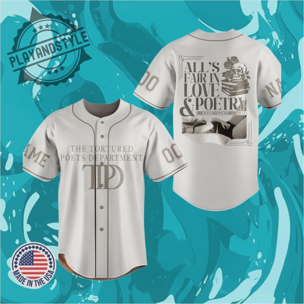 "Top 5 Must-Have Sports Jerseys for 2025: Celebratory Editions" 21 Taylor Swift Tortured Poets Baseball Jersey Custom