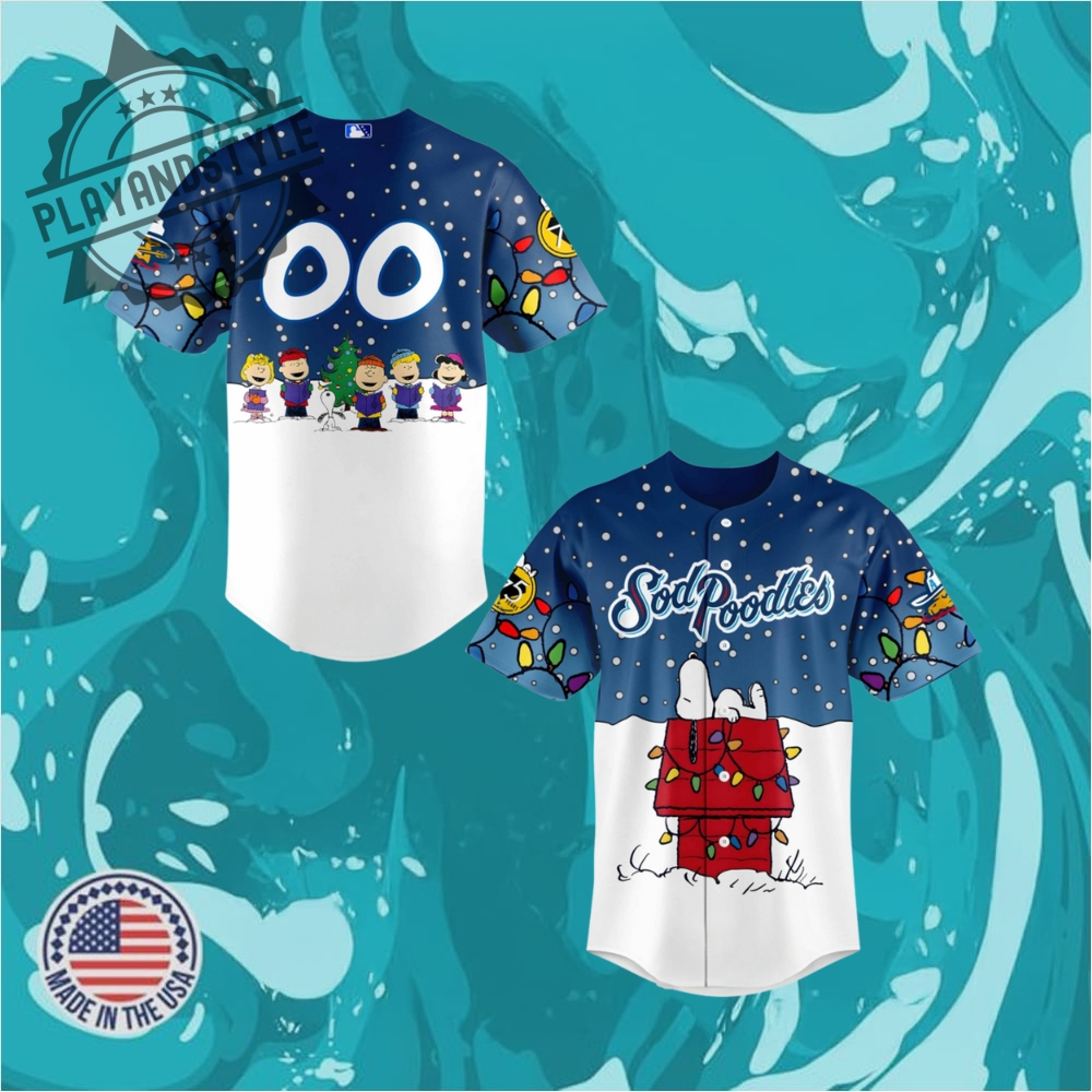 "Top 5 Must-Have Sports Jerseys for 2025: Celebratory Editions" 29 Amarillo Sod Poodles Snoopy Peanuts Baseball Jersey