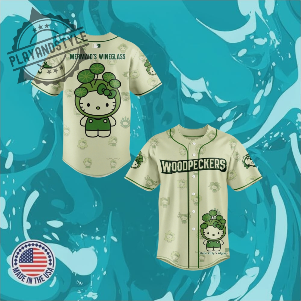 "Top 5 Must-Have Sports Jerseys for 2025: Celebratory Editions" 30 Fayetteville Woodpeckers X 32 Algae Hello Kitty Baseball Jersey