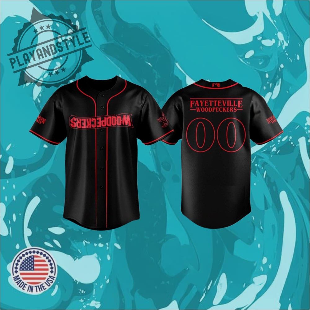 "Top 5 Must-Have Sports Jerseys for 2025: Celebratory Editions" 31 Fayetteville Woodpeckers X Stranger Things Night 2025 Jersey