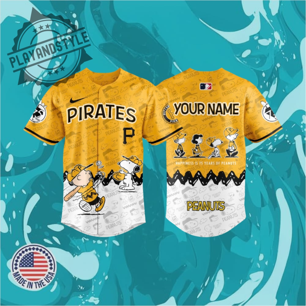 "2025 Limited Edition NFL and MLB Jerseys: Unique Collectibles Unveiled" 6 Pittsburgh Pirates Peanut Night 2025 Baseball Jersey