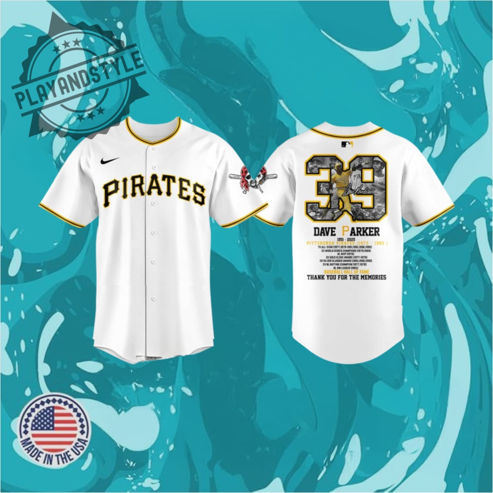 "2025 Limited Edition NFL and MLB Jerseys: Unique Collectibles Unveiled" 11 Pittsburgh Pirates Honoring The Legend Dave Parker 2025 Jersey
