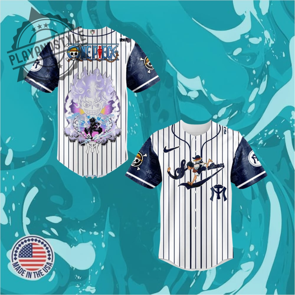 "2025 Limited Edition NFL and MLB Jerseys: Unique Collectibles Unveiled" 16 Sultanes De Monterrey X Straw Hat Luffy Gear 5 Baseball Jersey
