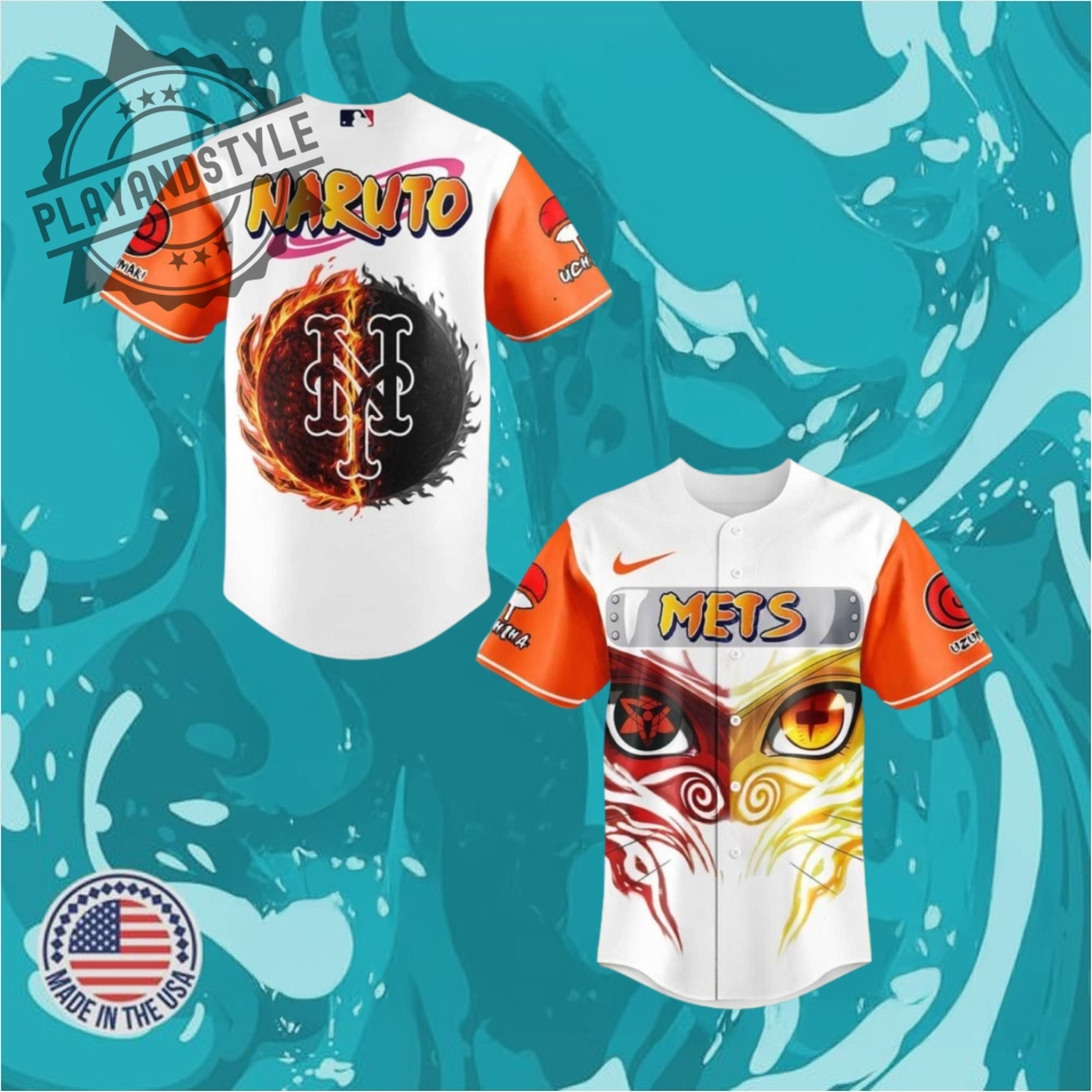 "2025 Limited Edition NFL and MLB Jerseys: Unique Collectibles Unveiled" 25 New York Mets Mlb Collab Naruto Sasuke 2025 Baseball Jersey