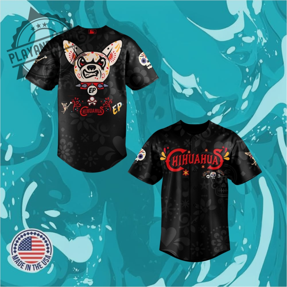 "Top 5 Must-Have Crossover Baseball Jerseys for 2025 Fans" 4 El Paso Chihuahuas Día De Los Muertos 2025 Baseball Jersey