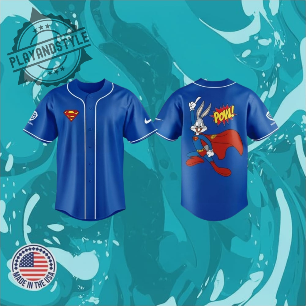 "Top 5 Must-Have Crossover Baseball Jerseys for 2025 Fans" 6 Bugs Bunny Super Man 2025 Jersey