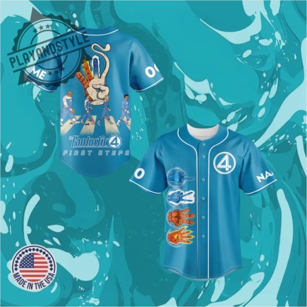Personalized The Fantastic Four First Steps Baseball Jersey playandstyle 1