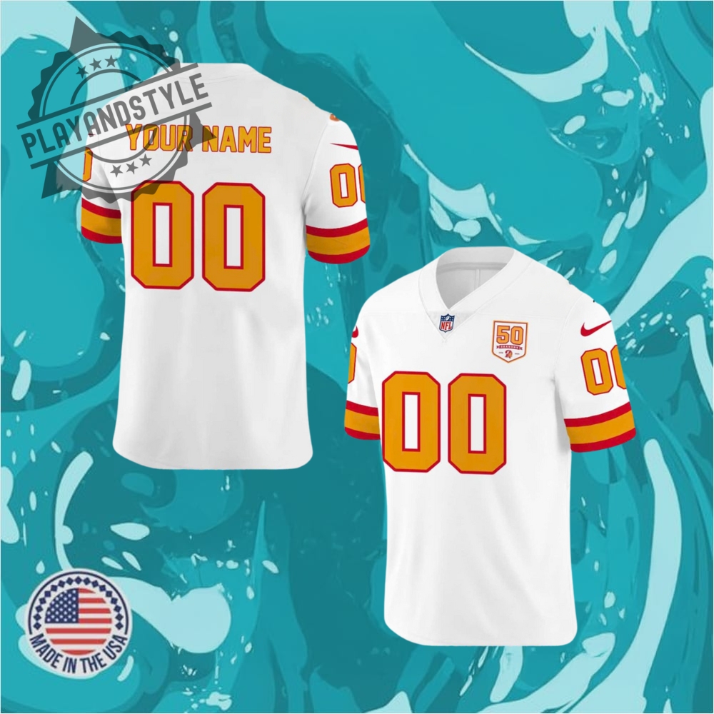 "Top 5 Must-Have Crossover Baseball Jerseys for 2025 Fans" 11 Tampa Bay Buccaneers Nfl 50Th Season White Football Jersey
