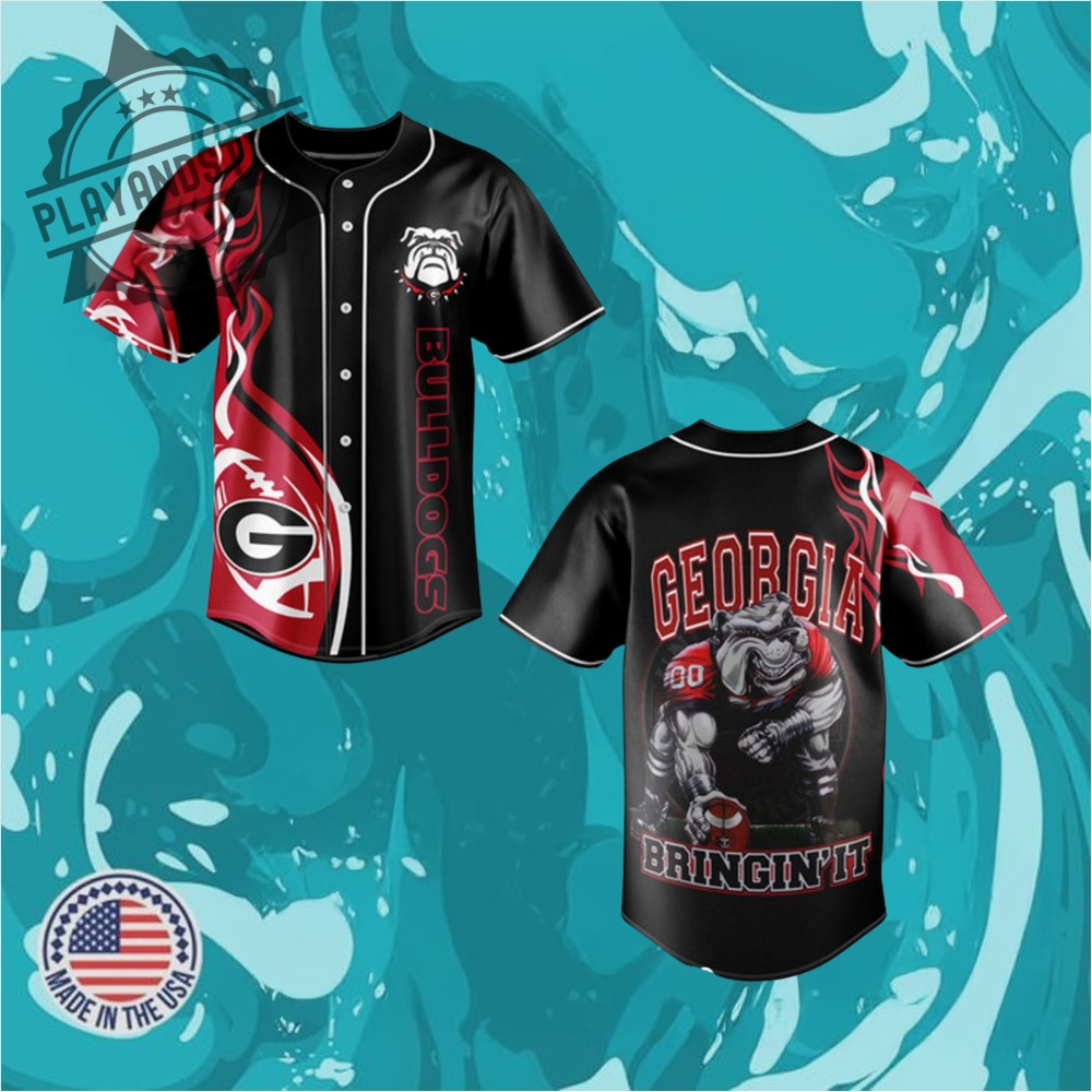 "Top 5 Must-Have Crossover Baseball Jerseys for 2025 Fans" 13 Georgia Bulldogs Between The Hedges Custom Name Baseball Jersey