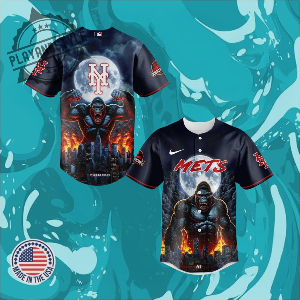 "Top 5 Must-Have Crossover Baseball Jerseys for 2025 Fans" 17 New York Mets X King Kong 2025 Limited Edition Baseball Jersey