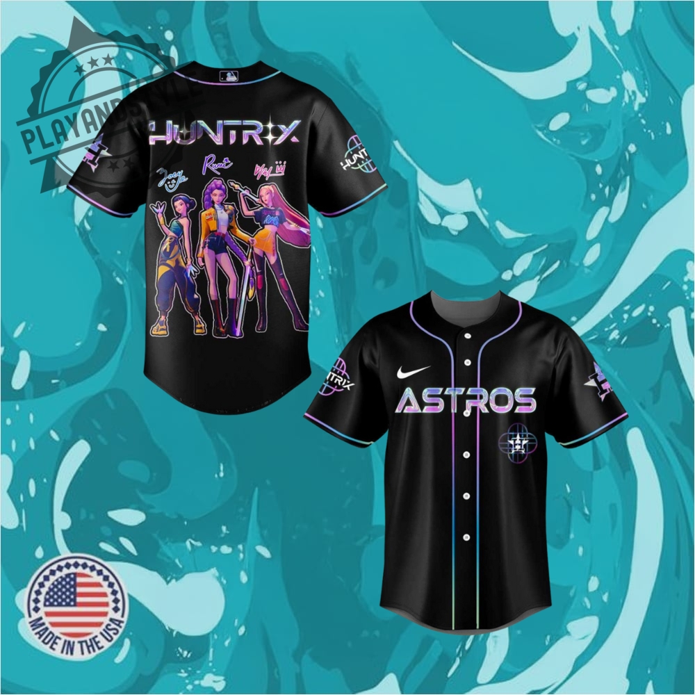 "Top 5 Must-Have Crossover Baseball Jerseys for 2025 Fans" 18 Astros X Kpop Demon Hunters Jersey