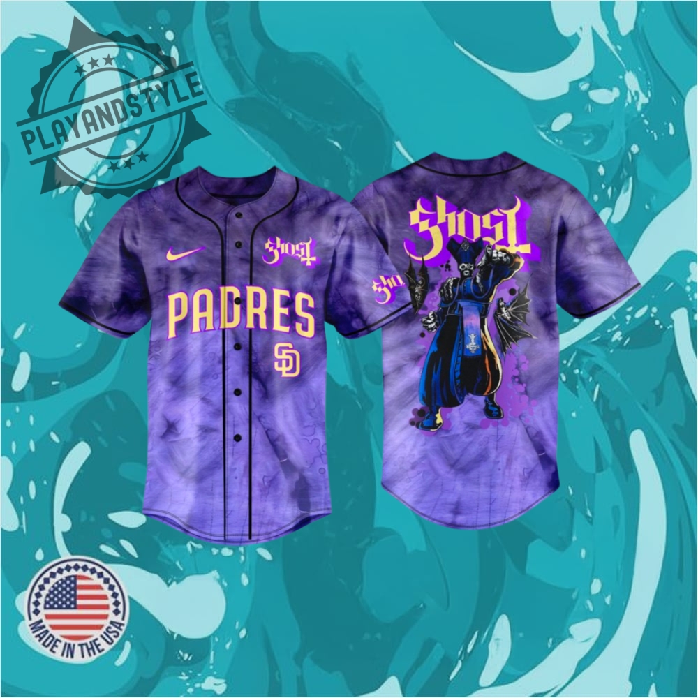 "Top 5 Must-Have Crossover Baseball Jerseys for 2025 Fans" 19 San Diego Padres X Ghost Band World Tour 2025 Limited Jersey