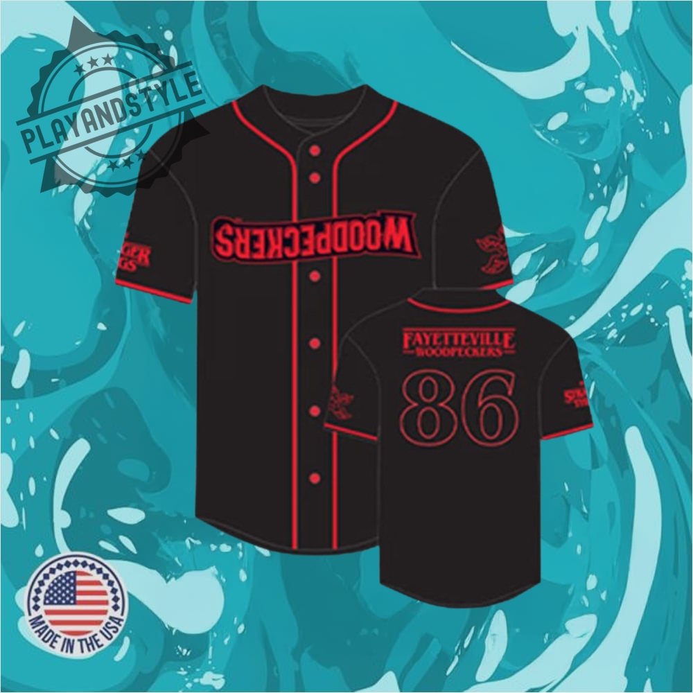 2025 Woodpeckers Stranger Things Replica Jersey Giveaway