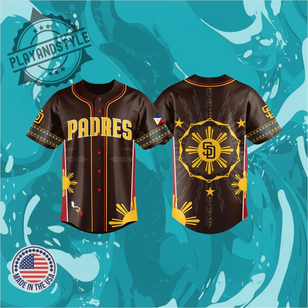 "Celebrate Inclusivity with 2025 Special Event and Awareness Jerseys" 5 Padres Filipino Heritage Night Jersey 2025