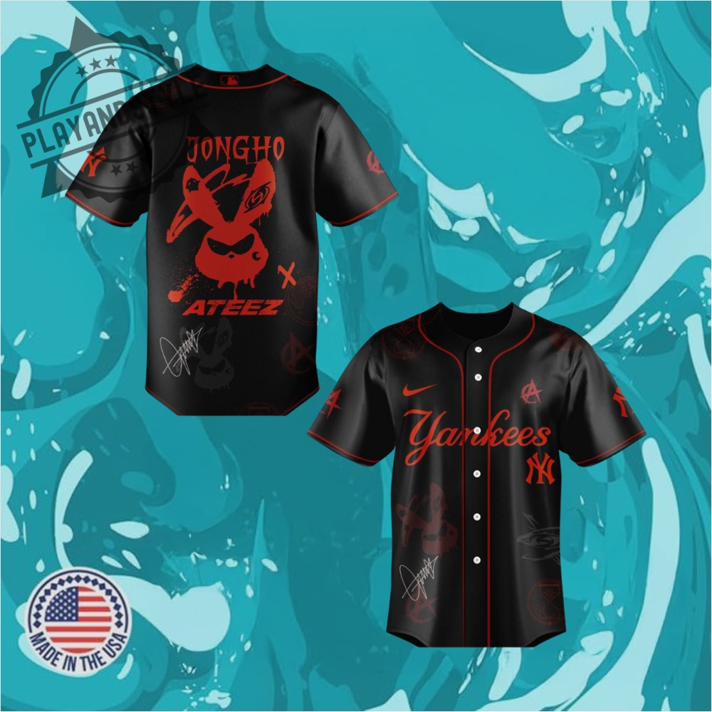 "Celebrate Inclusivity with 2025 Special Event and Awareness Jerseys" 8 New York Yankees Jongho Bts Ateez 2025 Tour Jersey