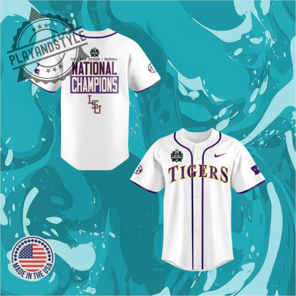 "Celebrate Inclusivity with 2025 Special Event and Awareness Jerseys" 9 Lsu Tigers 2025 National Champions Baseball Jersey White