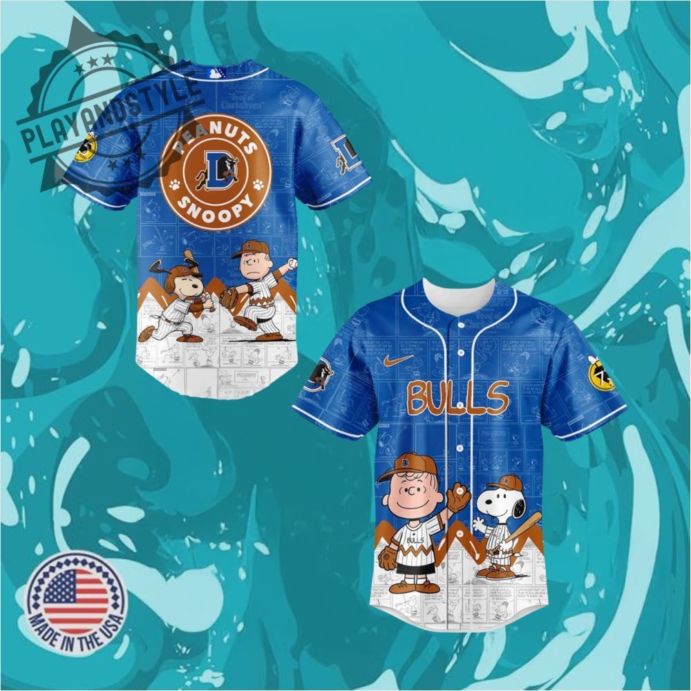 "Celebrate Inclusivity with 2025 Special Event and Awareness Jerseys" 19 Durham Bulls Milb Snoopy 2025 Peanuts Celebrate Baseball Jersey