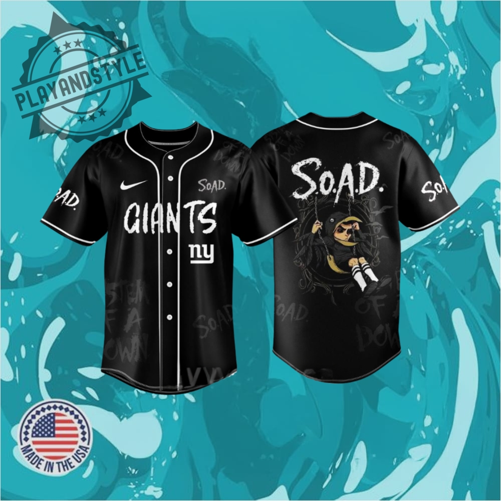 "Celebrate Inclusivity with 2025 Special Event and Awareness Jerseys" 20 New York Giants System Of A Down Tour 2025 Celebration Baseball Jersey