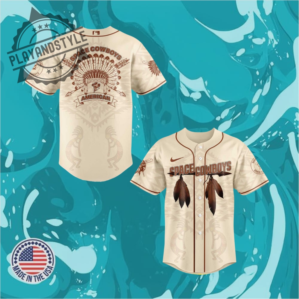 "Celebrate Inclusivity with 2025 Special Event and Awareness Jerseys" 24 Sugar Land Space Cowboys 2025 Native American Heritage Month Baseball Jersey