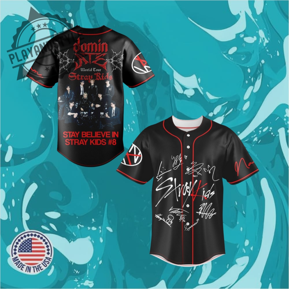 "Celebrate Inclusivity with 2025 Special Event and Awareness Jerseys" 25 Stray Kids Dominate World Tour 2025 Baseball Jersey
