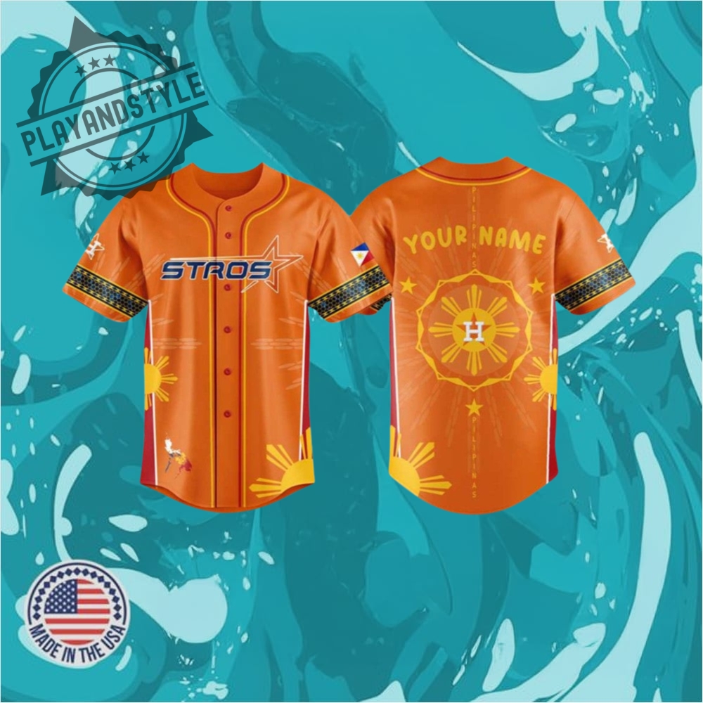 "Top 2025 MLB Jerseys: Celebrate Heritage, Heroes, and Iconic Stars" 5 2025 Astros Filipino Heritage Night City Connect Jersey