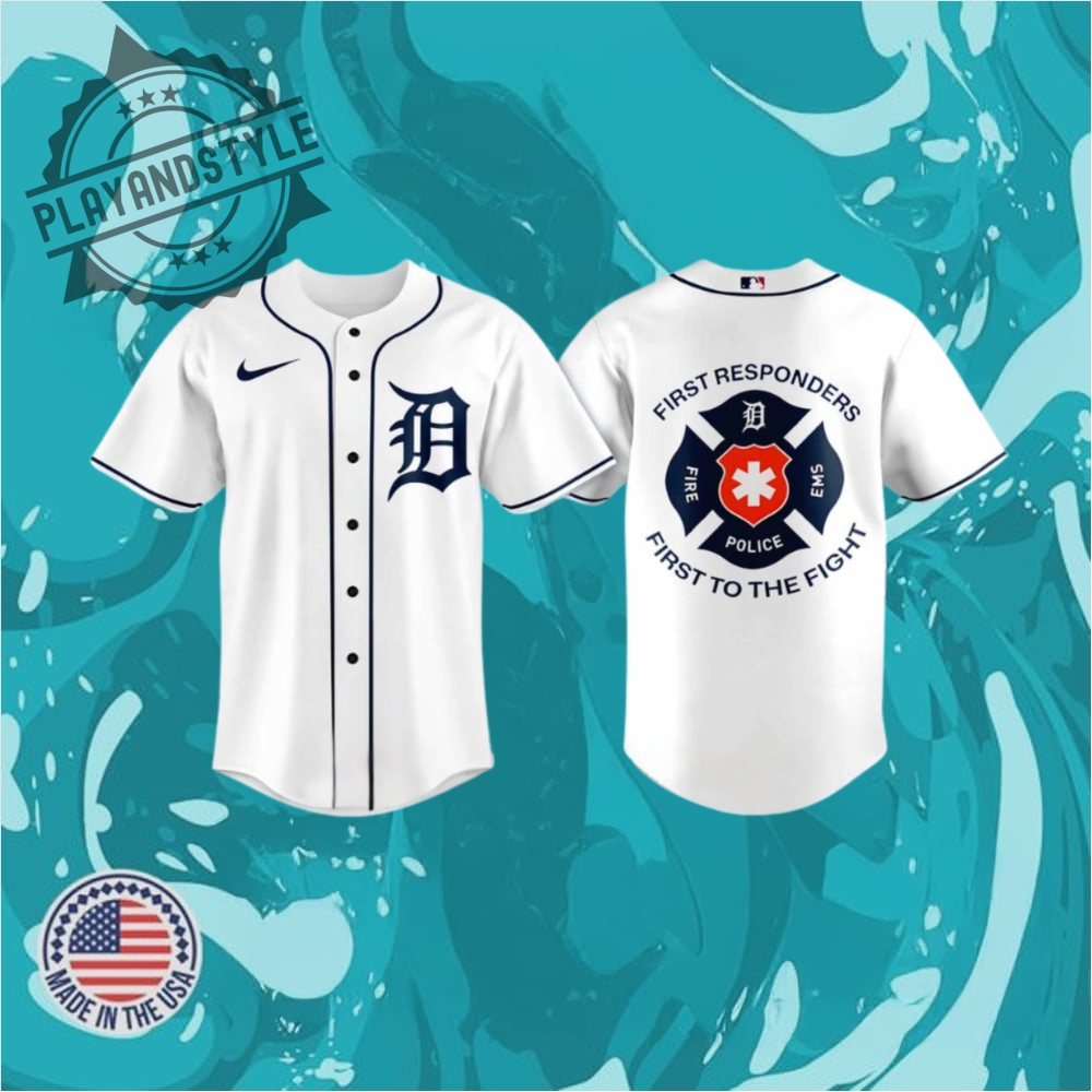 "Top 2025 MLB Jerseys: Celebrate Heritage, Heroes, and Iconic Stars" 14 Detroit Tigers First Responder Night 2025 Baseball Jersey