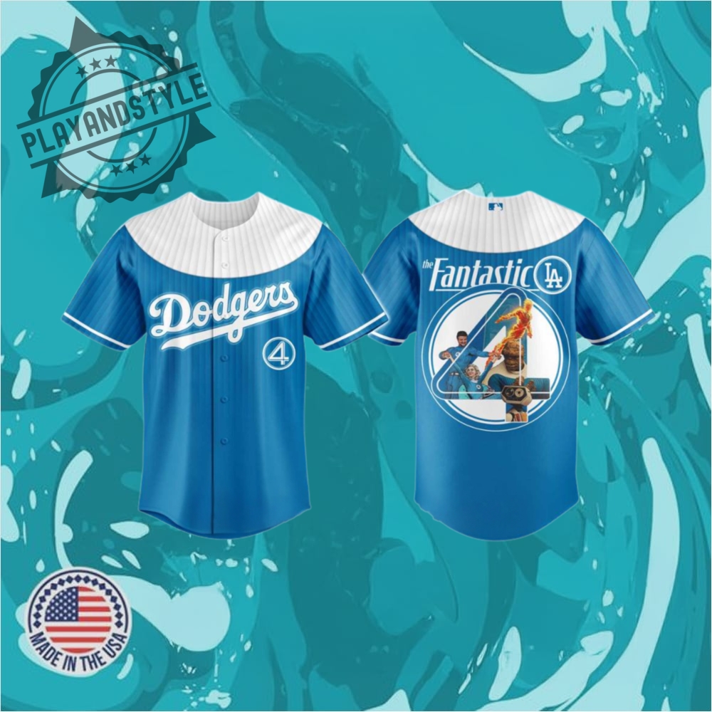 "Top 2025 MLB Jerseys: Celebrate Heritage, Heroes, and Iconic Stars" 16 Los Angeles Dodgers X Fantastic Four Legends Unite Hero Baseball Jersey